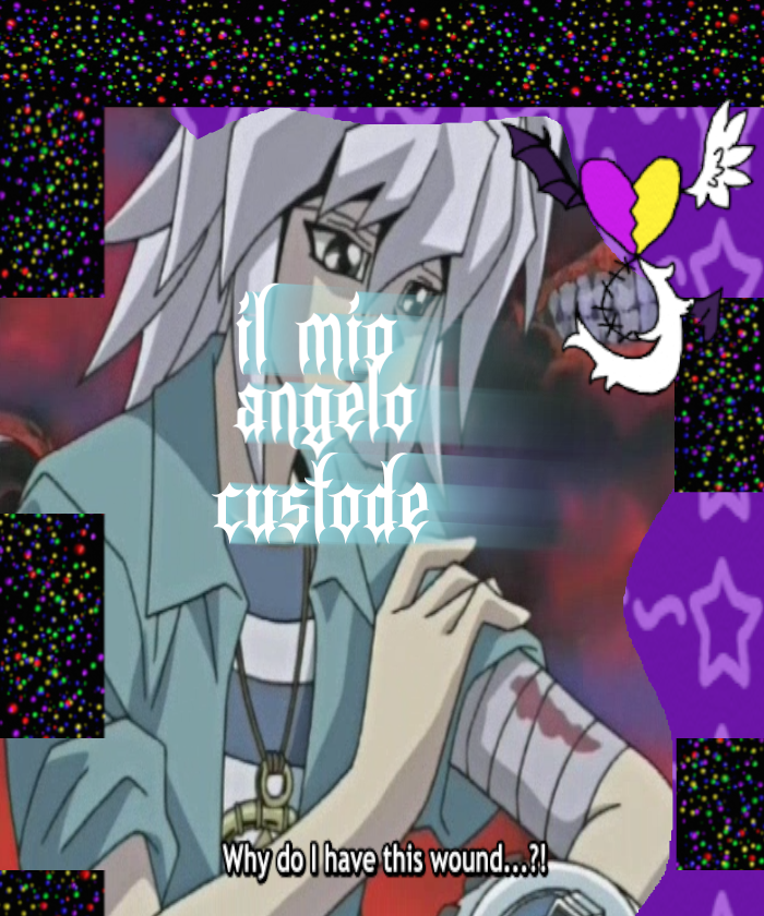 Una delle mie fanzine con un bishounen